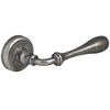 Brass door handle K370-03 old silver